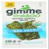 Gimme Organic Sea Salt Seaweed Grab & Go Singles, 0.14 Oz view 1