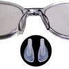 Eyeglasses Nose Pads Pushin Pieces Push in Soft Silicone Slide Nosepads for Eye Glasses Sunglasses view 1