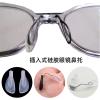 Eyeglasses Nose Pads Pushin Pieces Push in Soft Silicone Slide Nosepads for Eye Glasses Sunglasses view 2