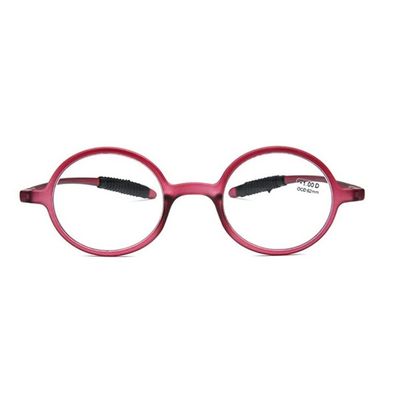 FREAZE Small Round Reading Eyeglasses Retro Reading Glasses Light Weight Portable Readers For Men And Women +1.5 (Color : Purple, Size : +2.0)