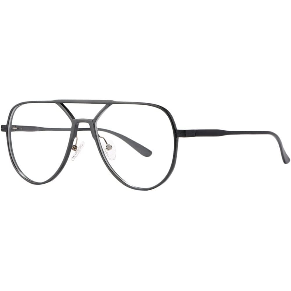 FREAZE Aviator Sunglasses Photochromic Reading Glasses Retro Metal Frame Eyeglasses Multifocus Computer Readers +1.75 (Color : Gun, Size : +1.75)