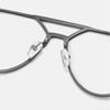 FREAZE Aviator Sunglasses Photochromic Reading Glasses Retro Metal Frame Eyeglasses Multifocus Computer Readers +1.75 (Color : Black, Size : +1.25) view 4