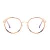 2 Pack Transition Photochromic Bifocal Reading Glasses for Women computer Fashion round Readers Sunglasses (2pcs-brwon&pink flower, 2.25, multiplier_x) view 3