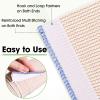 30 Pcs Elastic Bandage Wrap Compression Bandage with Self Closure Washable Reusable Elastic Bandage for Sports Sprains Injuries (4 Inch, 6 Inch in Width) view 4