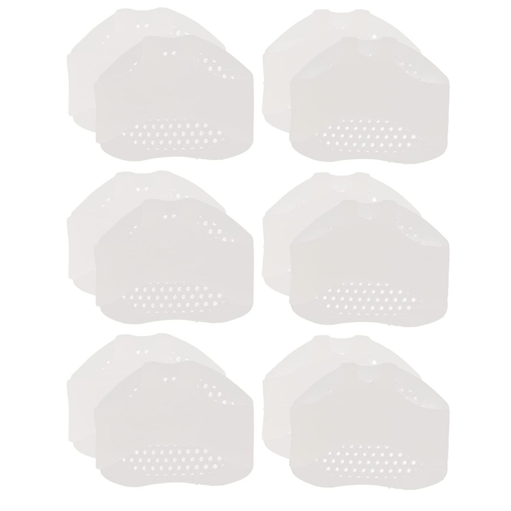 6 Pairs Metatarsal Pads, Cushion Foot Pads Flip Flop Pad Relieve Ache Viscous Soft Silicone Metatarsal Cushions for Dancing Walking Shopping