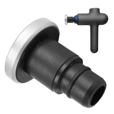 Brrnoo 18mm Massager Replacement Head, Replaceable Massager Gun Attachment Outer Diameter Metal Flat Head, Stainless Steel Different Muscle Heads