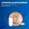 MAJOR Tab-A-Vite Multivitamin Tablets - Gluten-Free Multivitamin for Adults, Supports Overall Health, Multimineral Supplement, 1000 Count view 3