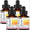 (4 Pack) Organic Vitamin D3 K2 Drops with MCT Oil Omega 3, 5000 IU - Maximum Strength Vitamin D Liquid, No Fillers, Non-GMO Liquid D3 for Faster Absorption and Immune Support (Strawberry, 4 Fl Oz) view 1