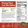 DIJAS Natural Foods Plant-Based 36-Vegan Mini Muffins ONLY $0.97-oz! Natural and Preservative Free Ingredients, Delicious Snack and Breakfast (36 Muffins) (Powerfruit) view 2