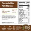 DIJAS Natural Foods Plant-Based 36-Vegan Mini Muffins ONLY $0.97-oz! Natural and Preservative Free Ingredients, Delicious Snack and Breakfast (36 Muffins) (Chocolate Chip) view 2