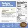 DIJAS Natural Foods Plant-Based 36-Vegan Mini Muffins ONLY $0.97-oz! Natural and Preservative Free Ingredients, Delicious Snack and Breakfast (36 Muffins) (Blueberry) view 2