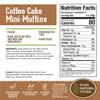 DIJAS Natural Foods Plant-Based 36-Vegan Mini Muffins ONLY $0.97-oz! Natural and Preservative Free Ingredients, Delicious Snack and Breakfast (36 Muffins) (Coffee Cake) view 2