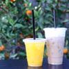 Miley Supply [50 pack] 16 oz. Clear Plastic Cups With Flat Lids and STRAWS - 50 Set view 2