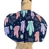 10 Chamber Herbal Pack Shoulder, Neck, Hot Cold Pack, Heat Wrap, Large, Organic, Flaxseed, Microwave Therapy, Crystals view 3