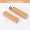 AUEAR, 50 Pack Kraft Paper Lipstick Boxes Empty Lip Gross Box 3.35"x0.79"x0.79" Rectangle Balm Perfume Essence Oil Packaging Cases for DIY Gloss Gift view 3