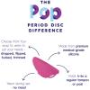 Pop Menstrual Disc | Reusable Period Disc | Medical-Grade Silicone | Tampon, Pad, and Cup Alternative | Capacity of 6 Super Tampons (Small, Pink) view 3