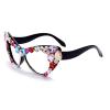 2pcs Oversized Transition Photochromic cat eye Bifocal Reading Glasses For Women rhinestones Reader Sunglasses (2PCS-c1&c2, 3.25, multiplier_x) view 4