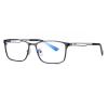 2pcs Transition Photochromic Rectangular Frame Bifocal Reading Glasses for Men Women Clear Sunglasses Readers (2PCS-black&blue, 0, multiplier_x) view 4