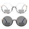 2pcs outdoors Transition Sunglasses Photochromic Bifocal Reading Glasses Women Men Fashion Readers Sunglasses (2PCS-black&leopard, 4, multiplier_x) view 1