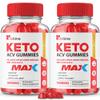 (2 Pack) Lifetime Keto Max Gummies - Official Formula, Vegan, Non GMO - Lifetime Keto Plus acc Gummies, Life Time Gummies with Lifetime Gummies , Vitamin B12, Beet Root, Pomegranate (60 Gummies) view 1