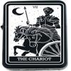 Custom Tarot Card - 24 Major Arcana Cards Available Laser Engraved Unique Collectible s Infinity Black Matt Windproof Lighters! (The-Chariot) - Christmas, Halloween & Valentines Day Gift view 1