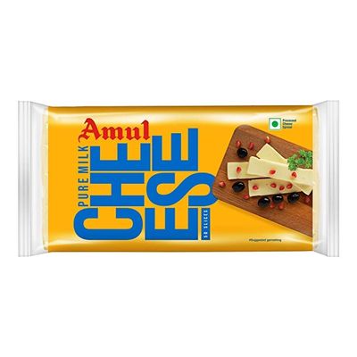 Amul Process Cheese Slice, 750Gm. - Inclusive Delivery & Service Charges(Pack of 1)