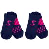 Stretch Plantar Fasciitis Socks, Arch Support, Pink, L-XL, 2-Pack view 1