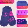 Stretch Plantar Fasciitis Socks, Arch Support, Pink, L-XL, 2-Pack view 2