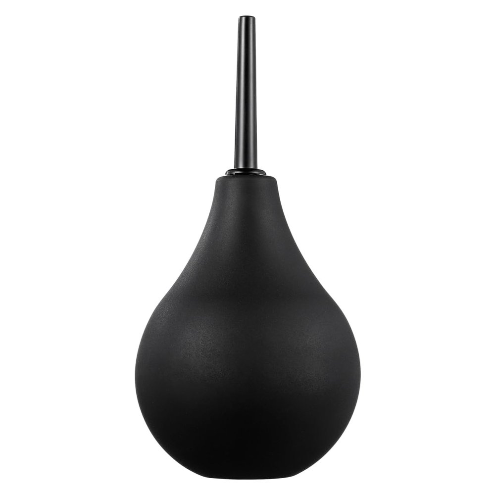Healifty Ear Syringe Hand Bulb Syringe for Infants & Adults Rubber Ear Washing Squeeze Bulb Ear Washing Removal Tool Ear Syringe 224ml (Black)