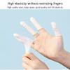 200 Count Latex Finger Cots, Disposable Fingertips Protector Finger Covers, Medium Anti Static Rubber Fingertip Protective Finger Cots for Electronic Repair, Handmade Apply view 2
