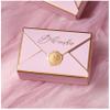 20Pcs Candy Box Cookie Gift BoxesRomantic Wedding Favors Cute Chocolate Box for Wedding Bridal Birthday Party Supplies -Purple view 2