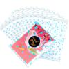 COQOFA 100 Pcs Star Printed Sealable Gift Wrap Cello Cellophane Bags Self sealing Adhensive Treat Bags Party Favor bags (4x6inch, Blue) view 1