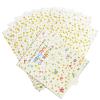COQOFA 100 Pcs Star Printed Sealable Gift Wrap Cello Cellophane Bags Self sealing Adhensive Treat Bags Party Favor bags (7x10inch, Gold) view 1