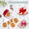 COQOFA 100 Pcs Star Printed Sealable Gift Wrap Cello Cellophane Bags Self sealing Adhensive Treat Bags Party Favor bags (7x10inch, Gold) view 4
