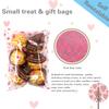 COQOFA 100 Pcs Star Printed Sealable Gift Wrap Cello Cellophane Bags Self sealing Adhensive Treat Bags Party Favor bags (7x10inch, Pink) view 3