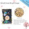 COQOFA 100 Pcs Star Printed Sealable Gift Wrap Cello Cellophane Bags Self sealing Adhensive Treat Bags Party Favor bags (4x6inch, Gold) view 3