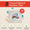 Canned Spiced Sardine Pat by Jose Gourmet, Wild Caught Portuguese Sardines, Canned Fish Pat, Omega 3, Fair Trade, 75g Can, Pack of 3 view 3