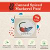 Canned Spiced Mackerel Pat by Jose Gourmet, Wild Caught Portuguese Mackerel, Canned Fish Pat, Omega 3, Fair Trade, 75g Can, Pack of 3 view 3