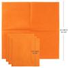 Sun Orange Beverage Napkins, 2-Ply Disposable Paper Napkins-Bar, Cocktail, Weddings, Birthday, EU Made, (300 Count) view 4