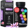 BIOACTIVE LABS Optimized Saffron Supplements - 88.5mg Pure Saffron Extract for Mood Support, Focus, Energy - Plus Crocin, Crocetin, Kaempferol - Gluten-Free, Non-GMO - 1-a-Day 60 Capsules view 1