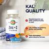 KAL Zinc Plus C, Instant Dissolve Vitamin C and Zinc, Cellular Function and Immune Support, Optimal Absorption, Natural Tangerine Flavor, 60-Day Money-Back Guarantee, 90 Servings, 90 Micro Tablets view 4