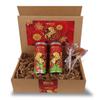 Lunar New Year Tea Gift Basket by La Tea Dah, 2 Gourmet Tea Flavors, Spiced Apple Tea and Sencha Green Tea, Chinese New Year of the Horse 2026 Gifts view 1