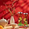 Lunar New Year Tea Gift Basket by La Tea Dah, 2 Gourmet Tea Flavors, Spiced Apple Tea and Sencha Green Tea, Chinese New Year of the Horse 2026 Gifts view 4