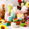 80 Pcs Easter Ice Cream Cups 9 oz Paper Treat Snack Cups Bunny Chicks Eggs Design Disposable Soup Bowls Easter Supplies for Easter Party Hot Cold Food Snacks Frozen Treats Containers Supplies view 2