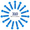 CareLiving Lancets for Diabetes - 30 Gauge Diabetic Lancets for Blood and Glucose Testing - Fits Most Lancing Devices - 310 Count (Blue) view 2