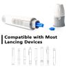 CareLiving Lancets for Diabetes - 30 Gauge Diabetic Lancets for Blood and Glucose Testing - Fits Most Lancing Devices - 310 Count (Blue) view 3