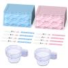 Easy@Home Ovulation & Pregnancy Test Strips Kit: 25 Ovulation Tests 10 Pregnancy Tests & 35 Large Urine Cups - Powered by Premom Ovulation APP | 25LH + 10HCG + 35 Urine Cups view 1