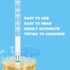 Easy@Home Ovulation & Pregnancy Test Strips Kit: 25 Ovulation Tests 10 Pregnancy Tests & 35 Large Urine Cups - Powered by Premom Ovulation APP | 25LH + 10HCG + 35 Urine Cups view 2