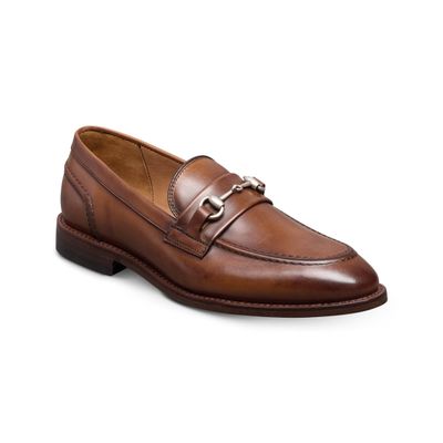 Allen Edmonds Randolph Bit Shoes for Men  Leather Construction  Cushioned Insole  Slip-On Dark Chili 11.5 3E