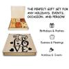 Valentines Day Custom Design Boyfriends and Girlfriends  Best Friends  Husband Wife Gourmet Nuts Gift Baskets | Healthy Fresh Gift Food Box Include Fruits and Nuts. view 3